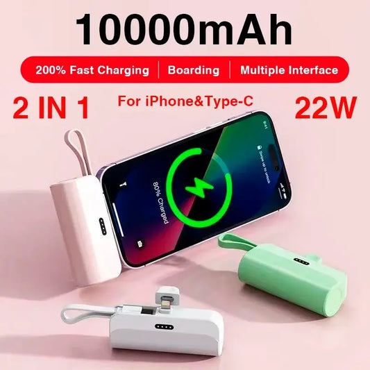 2in1 Mini Wireless Power Bank